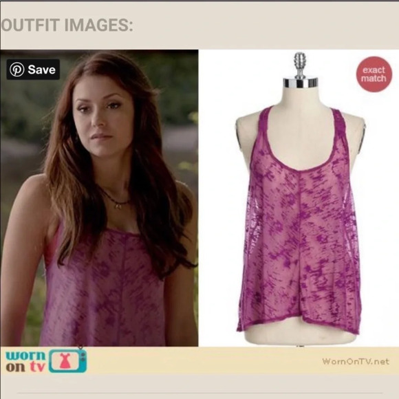 Jessica Simpson Abebe Tank ASO Elena Gilbert - Picture 1 of 5
